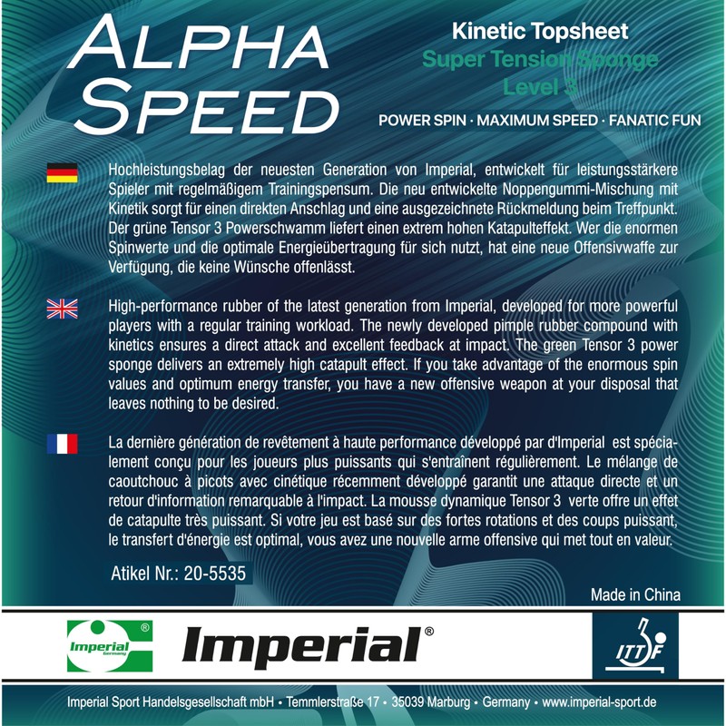 Imperial Alpha Speed (1.8 mm - Red)
