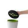 Chef'n 5269025 ECOCROCK COMPOST Papelera, 75 galones, acero gris