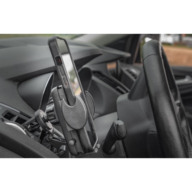 AutoExec Wheelmate Car Steering Wheel Tray Vehicle Desk, Grey with