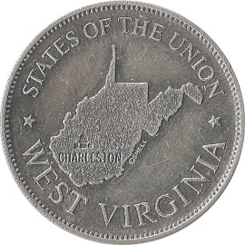 Vintage West Virginia Shell's Coin Game Token Memorabilia Trip Automotive 68-69