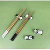 Unbranded Bamboo Chopsticks Set With Panda Holders