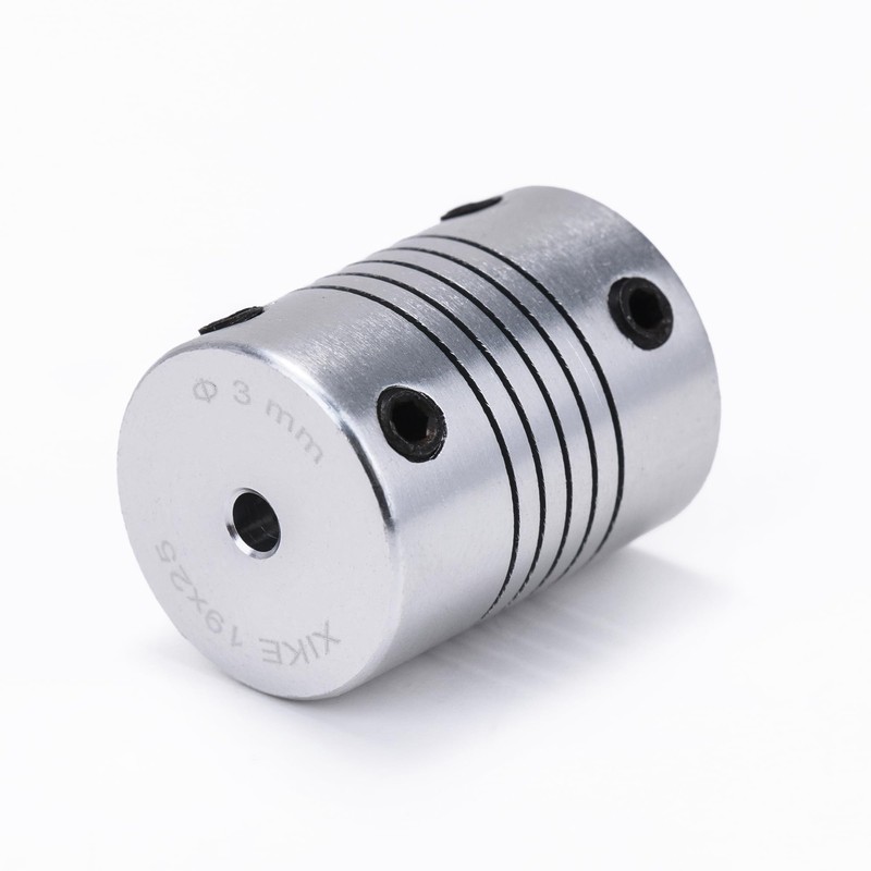 XIKE 1PC 3mm to 6mm Shaft Coupling 25mm Length 19mm