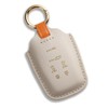 Hontumax Premium Leather 6-Button Key Fob Cover Case for Toyota