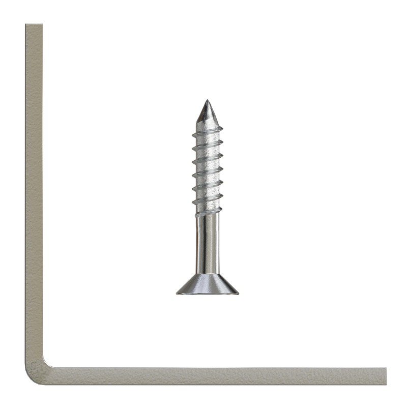 Angle Brackets - Zinc Plated Steel Corner Brackets for Wood,