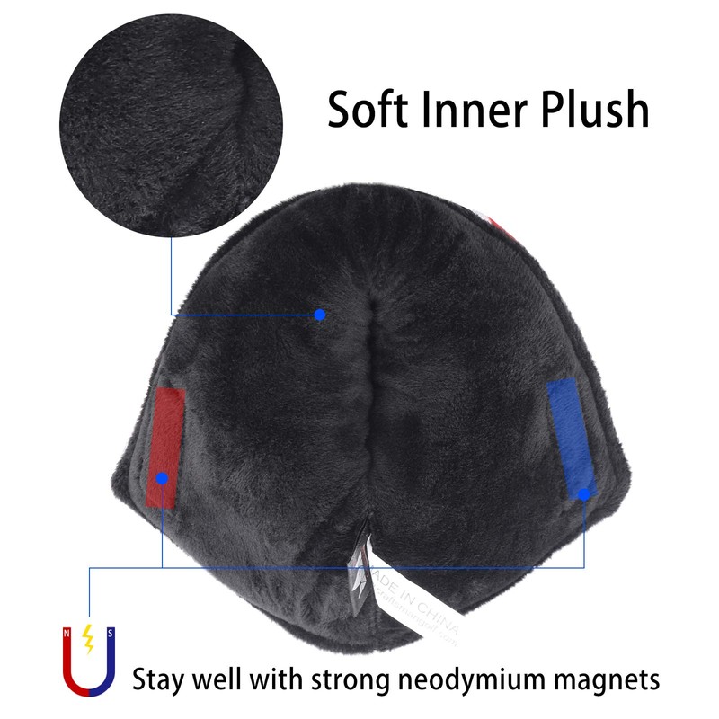 Craftsman Golf Black Synthetic Leather Shark Golf Blade Putter Cover