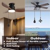 Akahttbn Ceiling Fan Chain Extender Set, 12 Inch Ornaments Extension