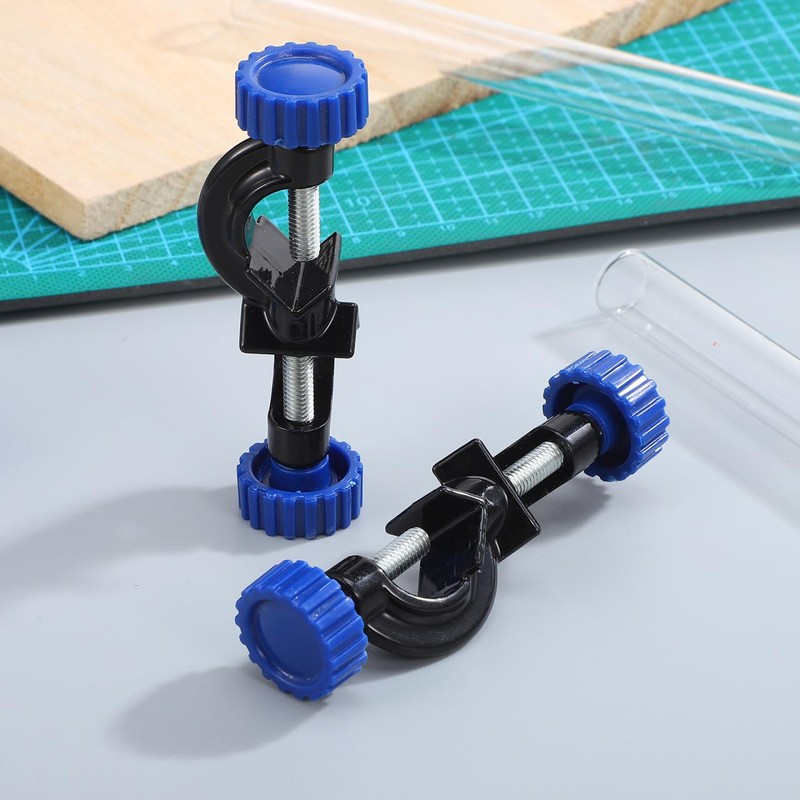 OUNONA 2pcs Adjustable Bosshead Clamp Holder, Lab Heavy Duty Boss