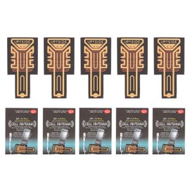 Vikye Cell Phone Signal Amplifier Stickers, 5pcs/Set Cell Phone Signal Booster Sticker for Mount Mountaineering Camping