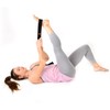 OLIVER Yoga Strap 190 cm Black Cotton Yoga Accessories