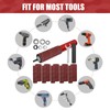 KTZCTPCA Drum Sander Set, Portable Rubber Sanding Drum Spindle Sander
