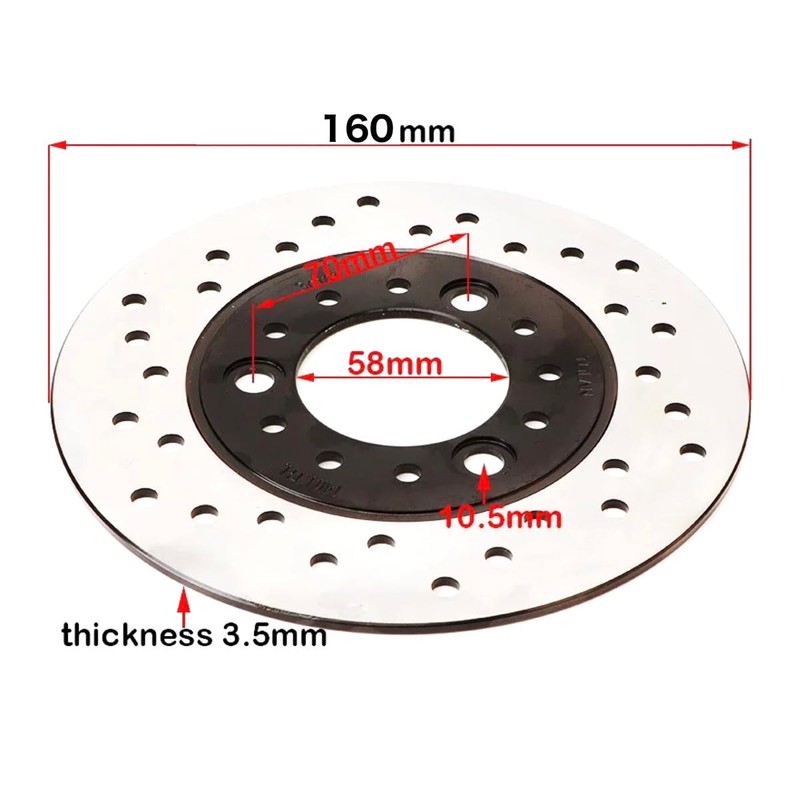 【Deepa Ribusu】DIO Dio AF28 AF35 Brake Disc Front Rear AF25