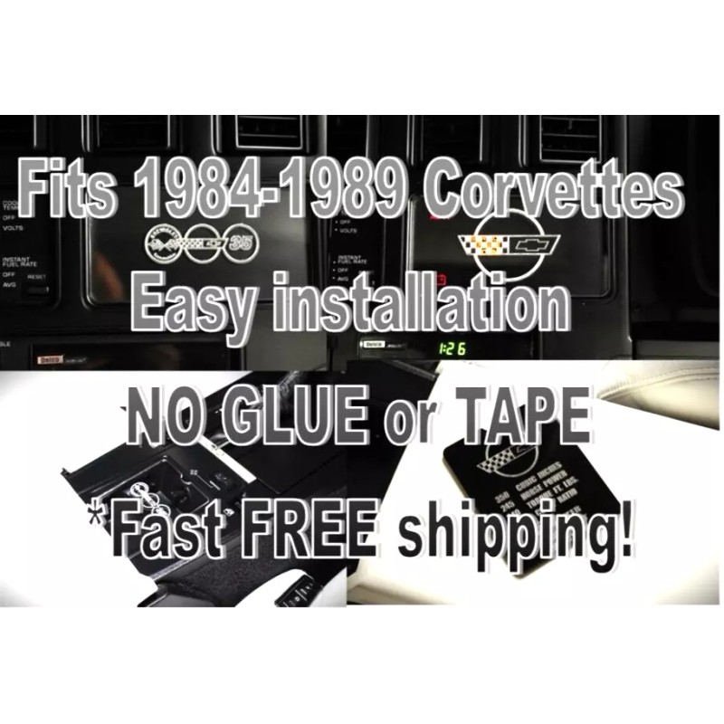 Silvey Solutions C4 Corvette Center Console Cover 1988 35th Anniversary