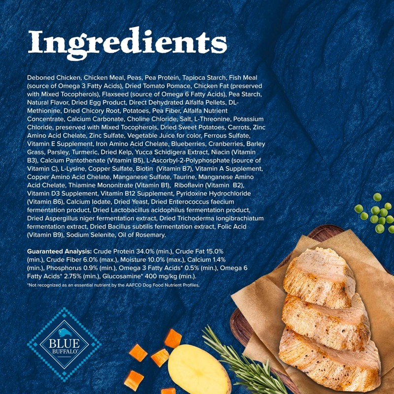 Blue Buffalo Wilderness Adult High-Protein Dry Dog Food with Real