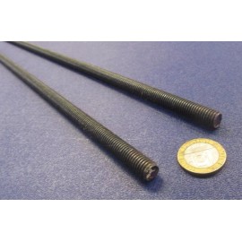 Unbranded Metric 10.9 Steel Threaded Rod, RH, M10 x 1.5 Pitch x 1 Meter Length, 2 Units
