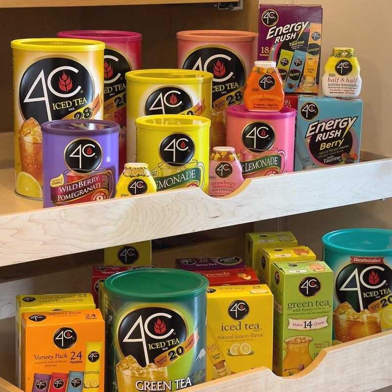 4C Zero Sugar Powdered Drink Mix Cannisters, Green Tea 3