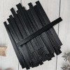 VASANA 50Pcs 12cm/4.7inch Length Black Plastic Mesh Makeup Brush Protector