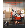 VEVOR Universal Forklift Seat, Tractor Seat with Adjustable Backrest &