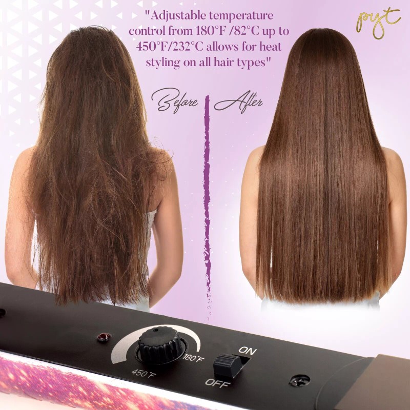 PYT Lola Tool Kit 1.25 Flat Iron 1 Curling Wand