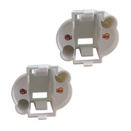 G23 Lamp Holder Socket for LED & CFL Bulbs Screw in Fixing,Snap in Pins,Push Wire Terminals 2Pin G23 lamp Holder