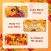 Happy Thanksgiving Banner Extra Large 72x44 Inch, Thanksgiving Backdrop for