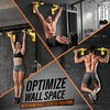 Yes4All Wall Mounted Pull Up Bar/Chin Up Bar - Orange