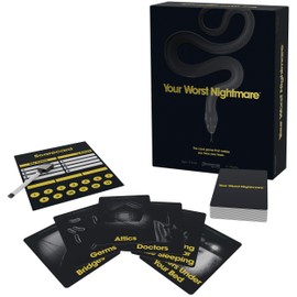 Your Worst Nightmare by Pressman - The Card Game That Makes You Face Your Fears, Black
