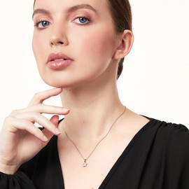 JOOLS by Jenny Brown ®- Sterling Silver Pendant - Featuring a Tiny Cubic Zirconia Set Star