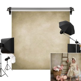 Kate 10x10ft/3x3m Tan Backdrop Light Yellow Background Khaki Fawn Portrait Photography Abstract Backdrop Photography Studio Props Photographer