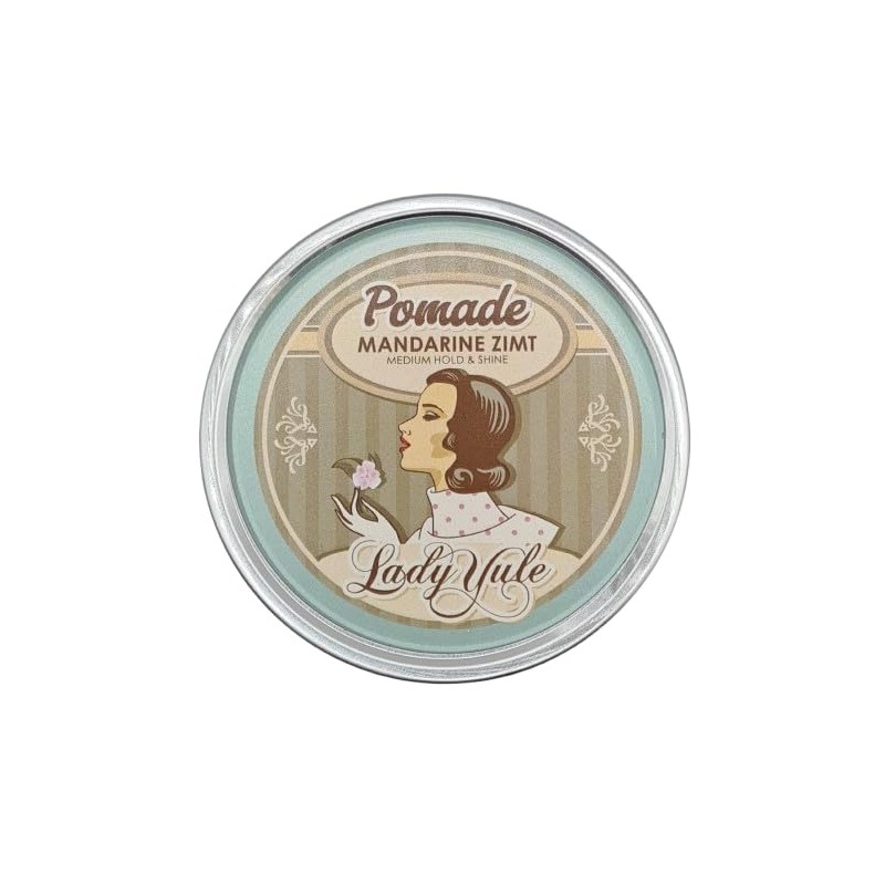 Pomade MANDARINE-ZIMT - LADY YULE - mittlerer Halt/medium hold -
