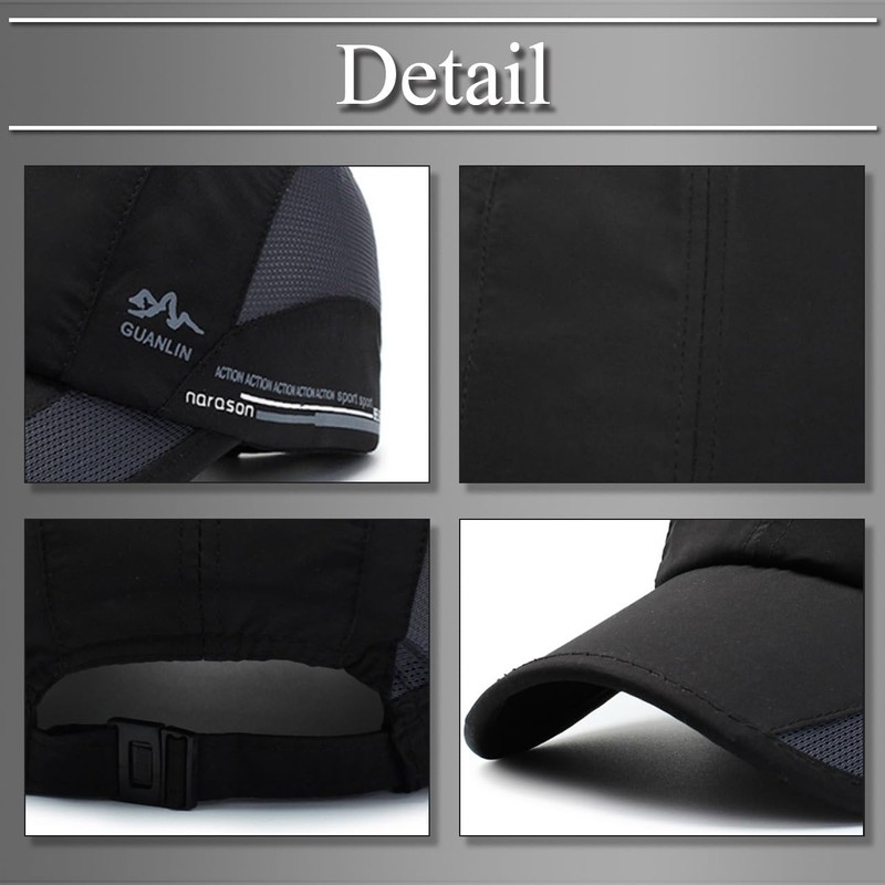Buzz Selection CAP726 Hat, Cap, Sports, Mesh, Stylish, Running, Men's,