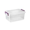 Best House 2 PCS Clear Plastic Storage Box Container with