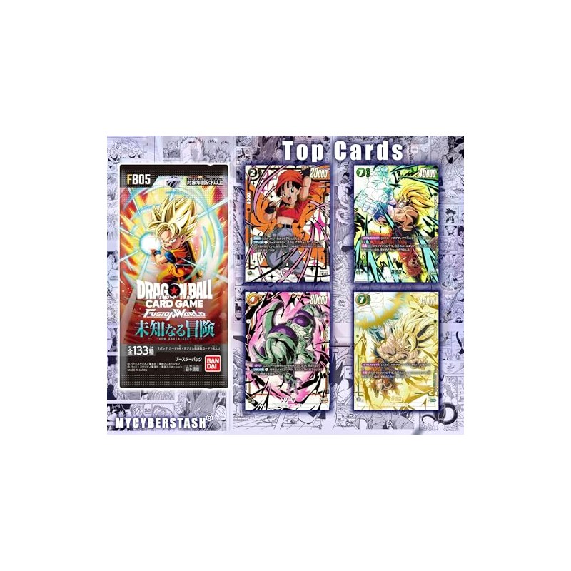 Paquete de Refuerzo de DBZ (FB-01–FB-05, 5 Paquetes) + Pin