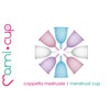 Kit Menstruationstasse MamiCup® M+L (Lila) - Weiches, flexibles, wiederverwendbares medizinisches