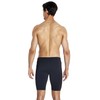 Speedo Mens Fit Monogram Black/Red Swim Trunks 30", Black -