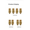 Creality Ender-5 Max Brass Nozzle Set (0.4mm x 4, 0.6mm