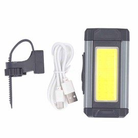 COB Bike Light Headlight with Magnet White Red IPX6 Waterproof Type C Rechargeable LED Work Light for Cycling Car Repairing Camp