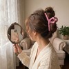 4Pcs Fabric Wrapped Hair Claw Clips for Women, Large Non-Slip