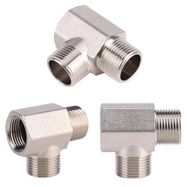 Water Bidet Spray, Toilet Bidet Attachments Hot/Cold Water Diverter Valve T Shape Adapter Flexible Hose Kit (Bidet Kit)