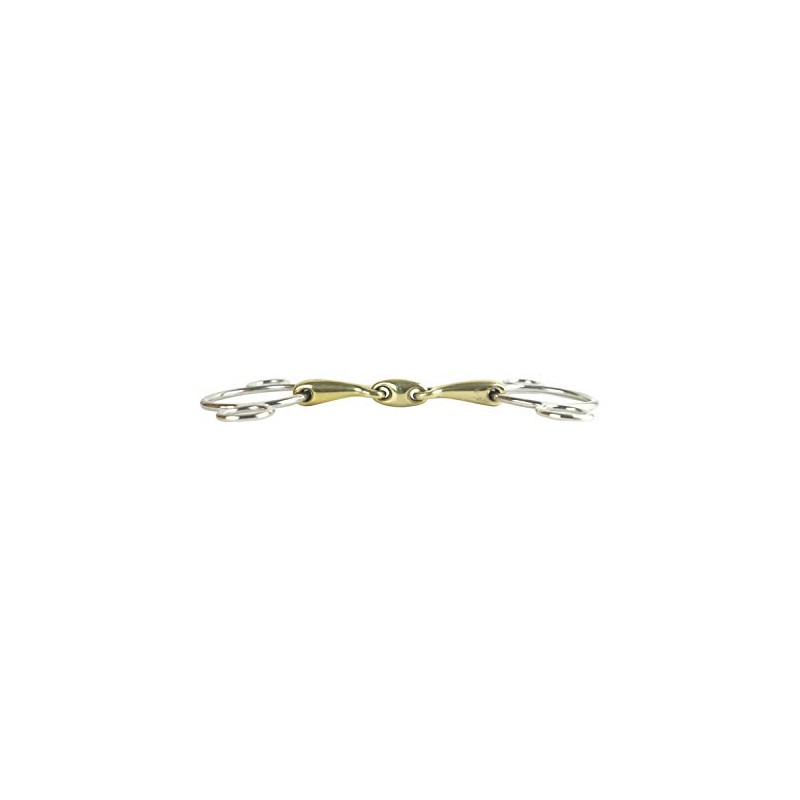 AK Toggle 3 Rings with Rider Jaws German Silver Double