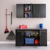 Prepac Elite 32" Tall Wall Cabinet, Black