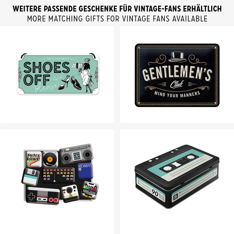 Nostalgic Art, 48014 retro wave vinyl, key ring round 4