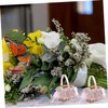 Zerodeko 12pcs Decorative Lace Flower Girl Baskets Elegant Wedding Favor