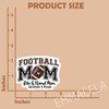 (3PCS) Football Mom Sticker - Waterproof Vinyl Decal for Laptops,