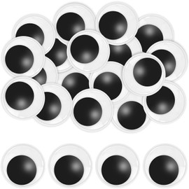 40 Unidades de Ojos móviles autoadhesivos, Grandes, 40 mm, Ojos saltones, Ojos Adhesivos, Grandes, Grandes Ojos de Googly Eyes, Ojos para Manualidades, Grandes Ojos autoadhesivos para