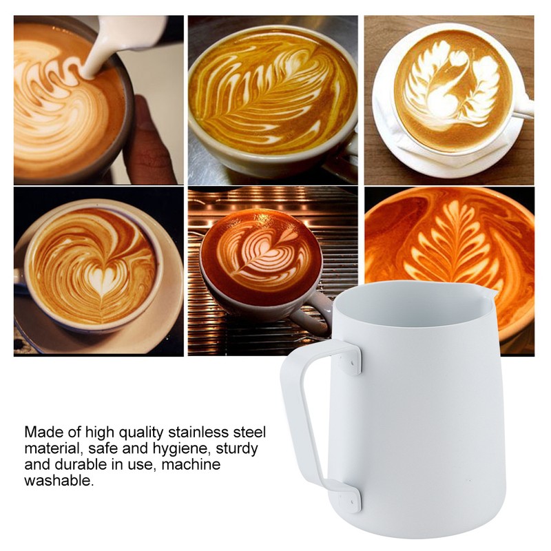 350ml Stainless Steel Milk Frothing Pitcher Coffee Cup Latte Art