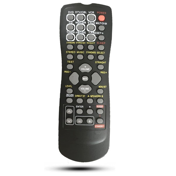 Remote Replacement Control for Yamaha RX-V357 HT-R5830 RAV170 V2686301 RX-V595