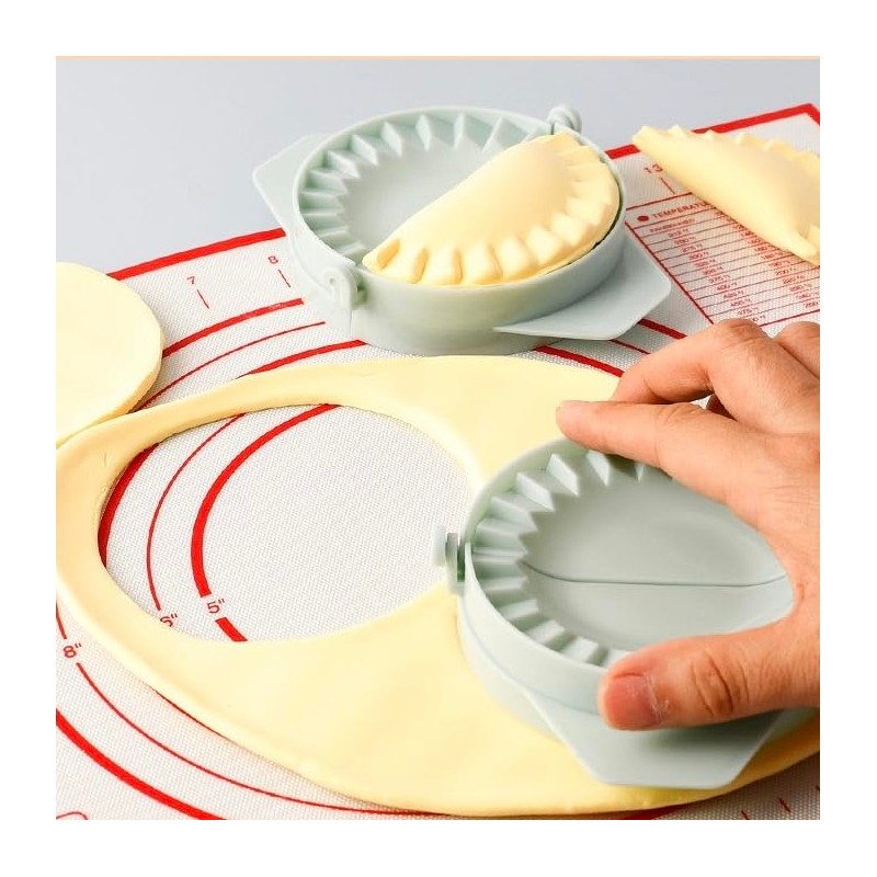Dumpling Maker Press，3PcsEmpanadas Maker Press，Dumpling Mold Machine-Make Perfect Dumplings Every