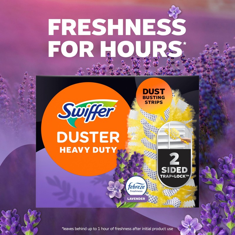 Swiffer Dusters Refill for Cleaning, Feather & Microfiber Duster Disposable