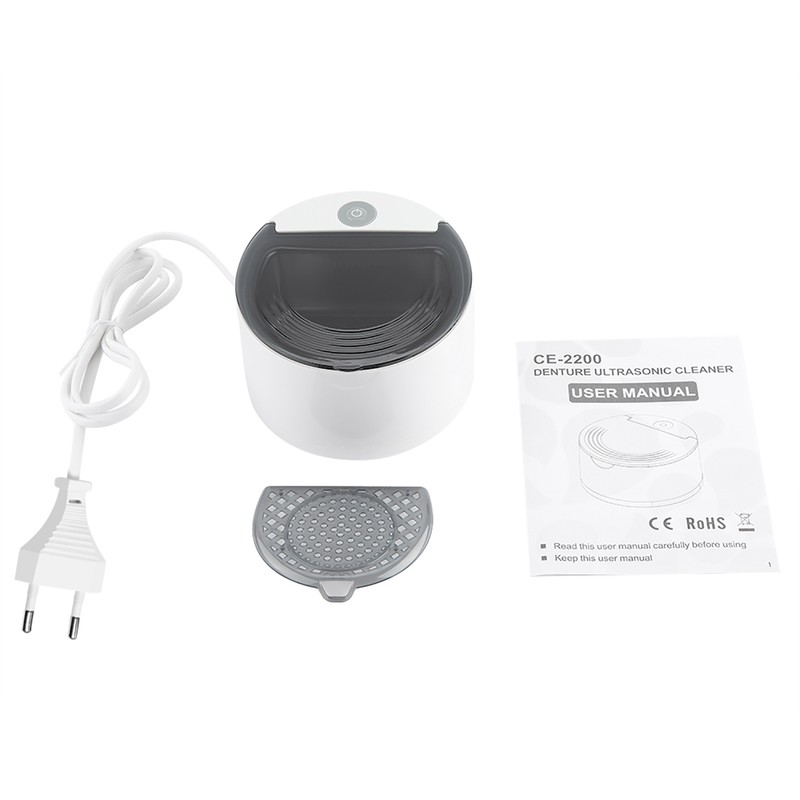 Ultrasonic Denture Cleaner Retainer Mouth Guard Cleaning Machine