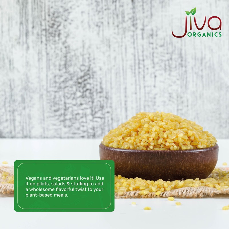 Organic Bulgur Wheat Coarse #3 2 LB - Non-GMO, Grown